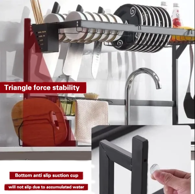 🔥 Last Day Promotion🔥 New Adjustable Dish Drainer on the sink💝